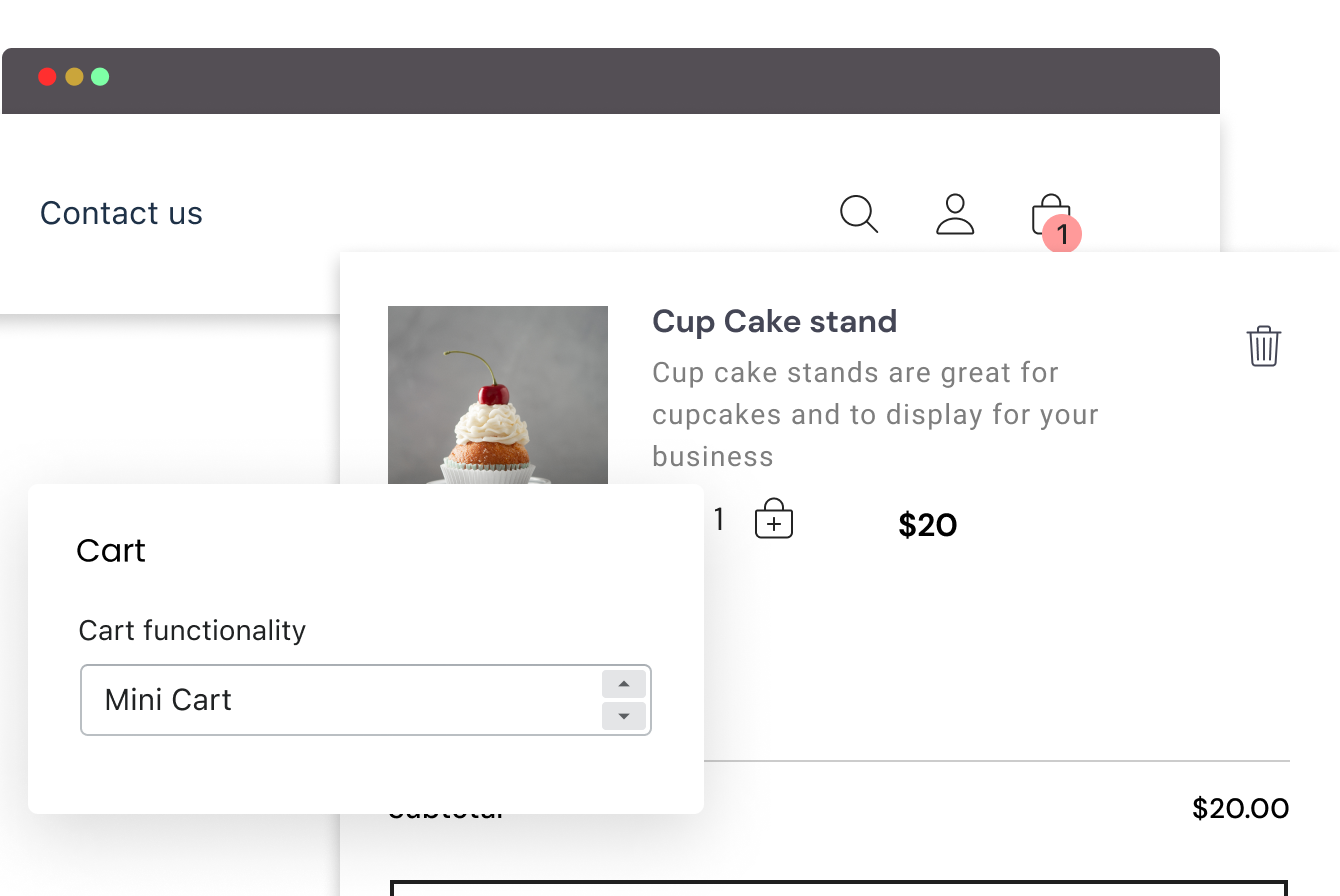 Get Ajax Cart (Stay on a current page when adding to cart)