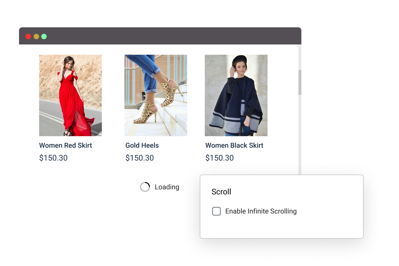 Get Infinite Scrolling