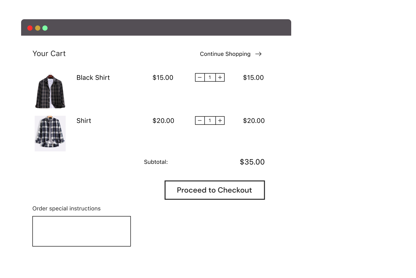 Show Cart total price