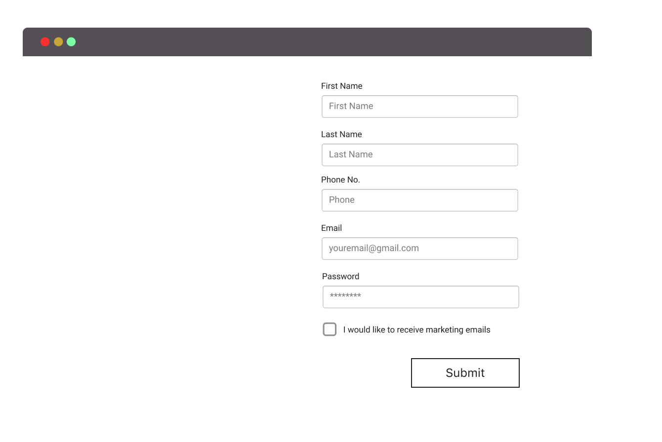 Get consent for promotional emails
