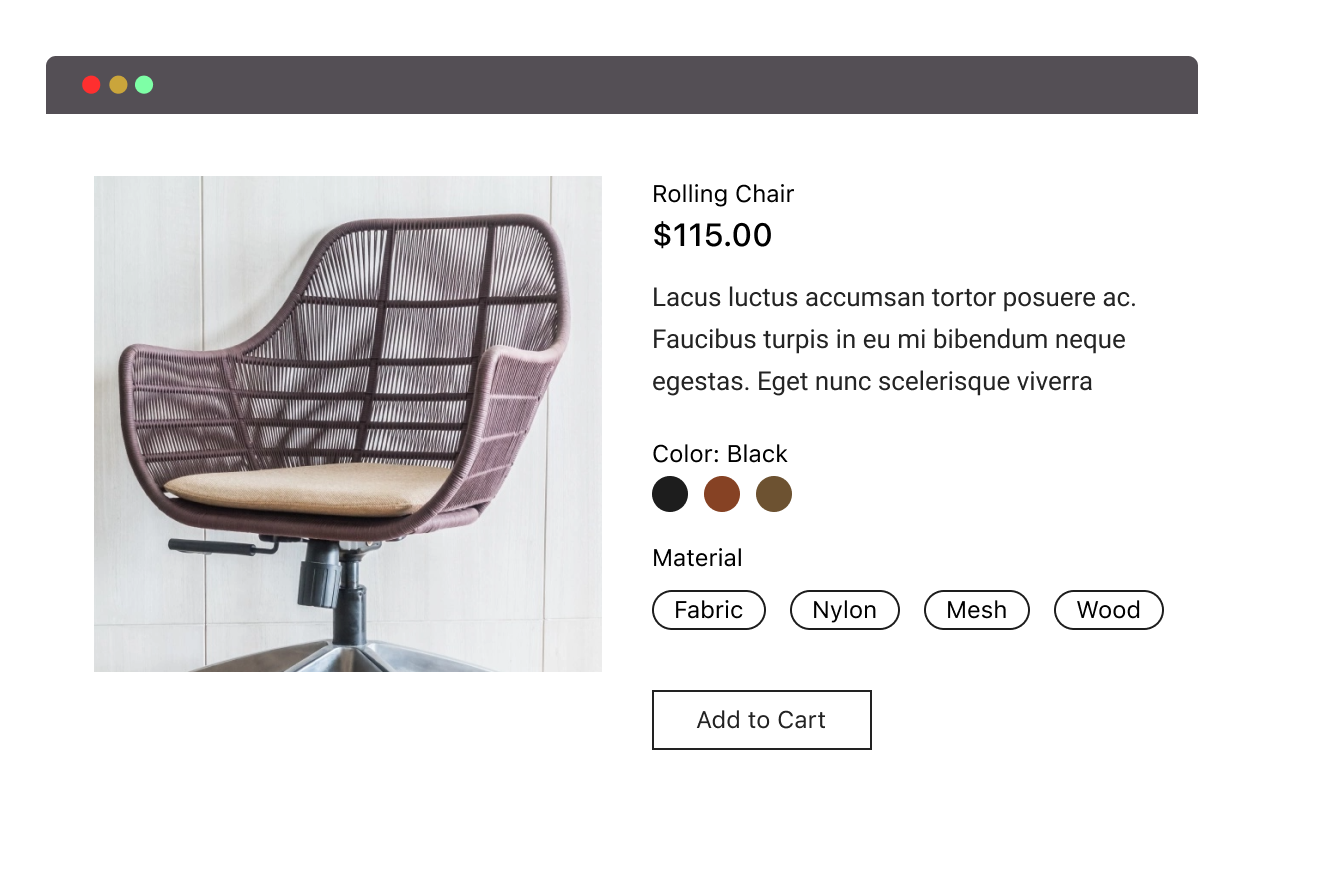 Get customization information for products
