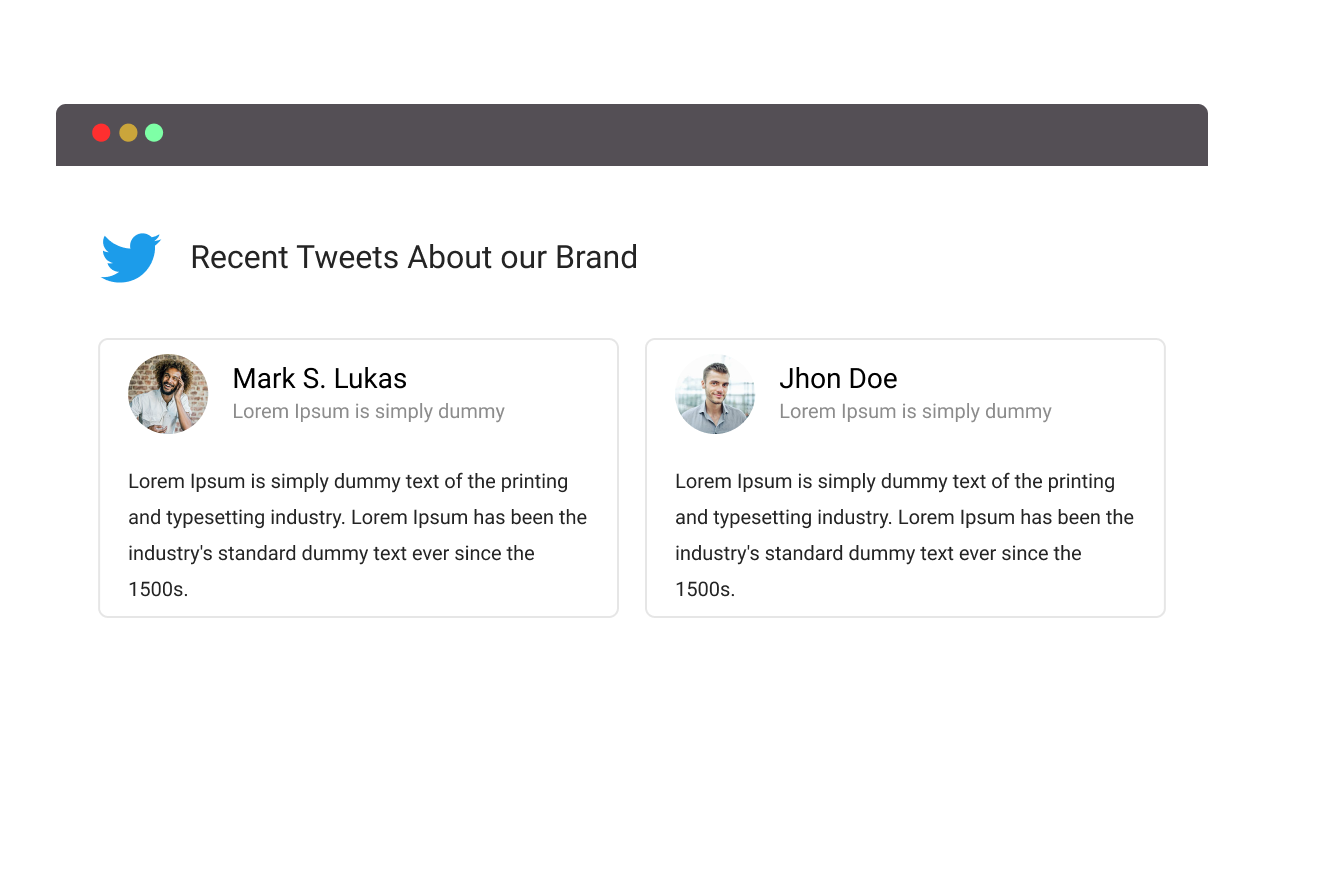 Show Twitter Feed
